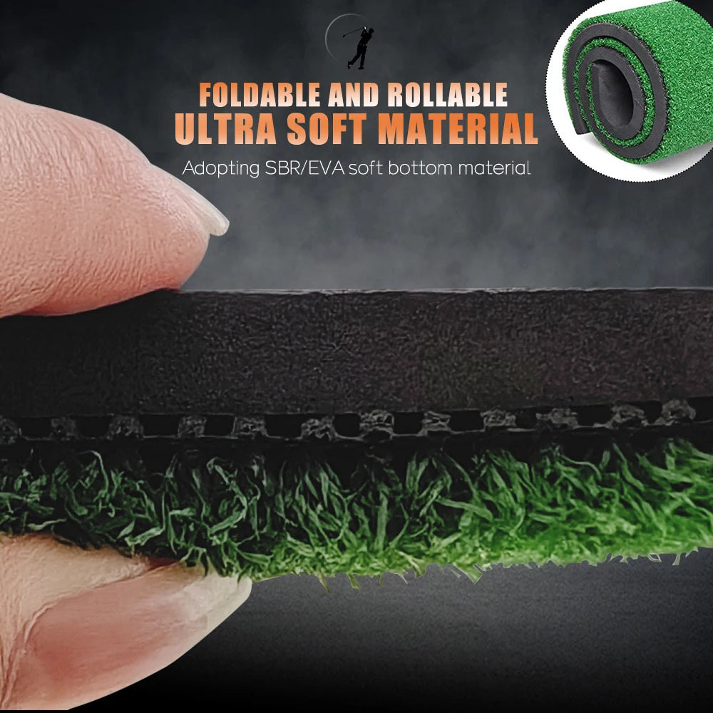 Backyard Golf Practice Mat - Fix Your Slice & Improve Your Slice At Home