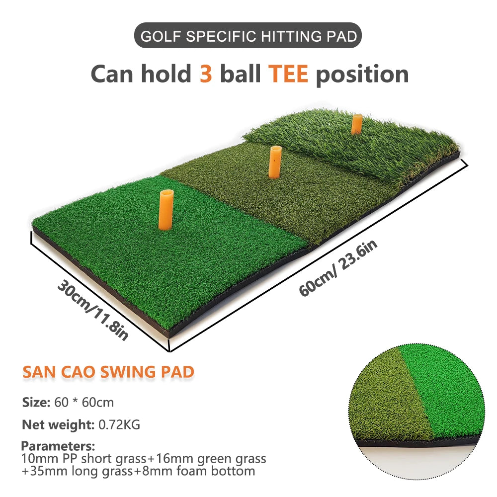 Backyard Golf Practice Mat – Fix Your Slice & Improve Irons at Home